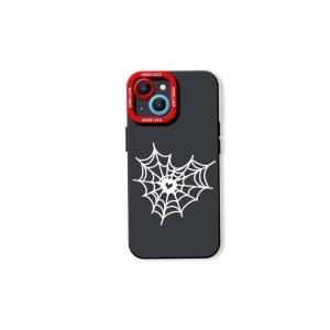 Webbed Heart Design Silicone Case for Apple iPhone Series