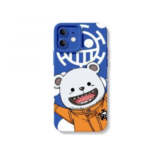 Cheerful Bear Pirate Adventure Silicone Case for Apple iPhone Series