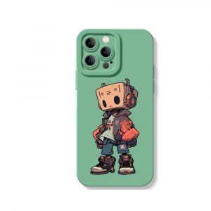 Retro Robot Streetwear Silicone Case for Apple iPhone Series