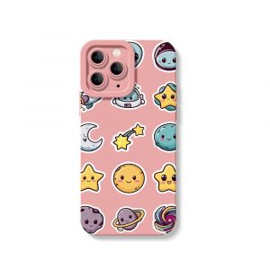 Galaxy Characters Silicone Case for Apple iPhone Series