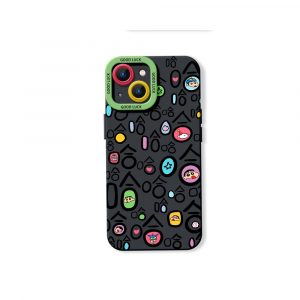Colorful Faces Silicone Case for Apple iPhone Series
