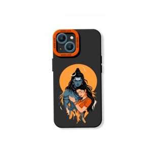 Divine Embrace Art Silicone Case for Apple iPhone Series - iPhone 14, Black