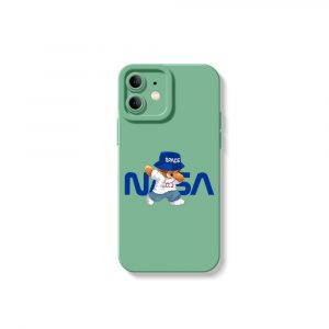 Astronaut Bear Adventure Silicone Case for Apple iPhone Series