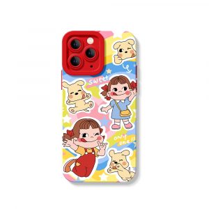 Colorful Cartoon Joy Silicone Case for Apple iPhone Series