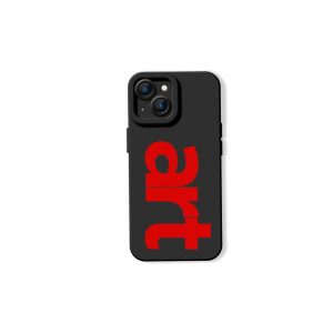 Bold Art Typography Silicone Case for Apple iPhone Series