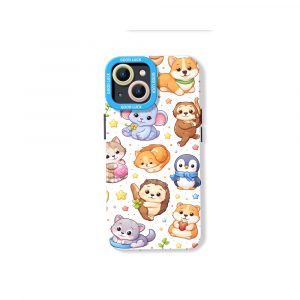 Adorable Animals Charm Silicone Case for Apple iPhone Series