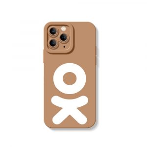 Playful Monochrome OK Silicone Case for Apple iPhone Series