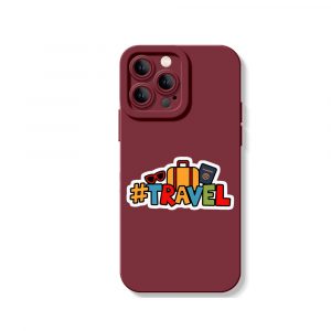Wanderlust Adventure Graphics Silicone Case for Apple iPhone Series
