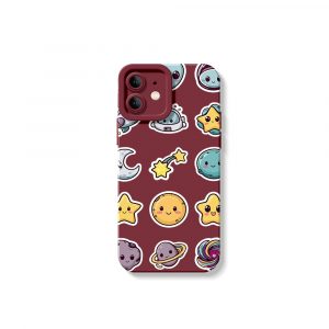 Galaxy Characters Silicone Case for Apple iPhone Series