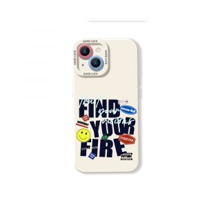 Stickers Collage Silicone Case for Apple iPhone Series