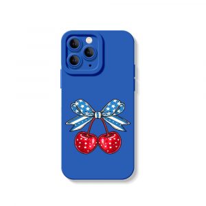 Pop Star Cherry Silicone Case for Apple iPhone Series