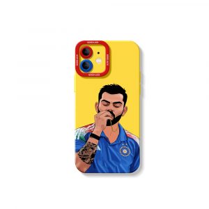 Victory Pose Cricketer Design Silicone Case for Apple iPhone Series