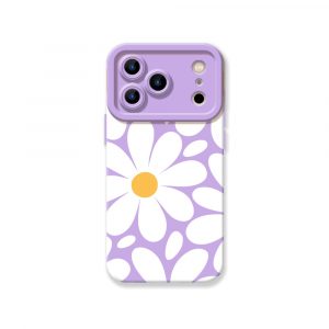 Retro Blossom Burst Silicone Case for Apple iPhone Series