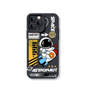 Cosmic Adventure Silicone Case for Apple iPhone Series