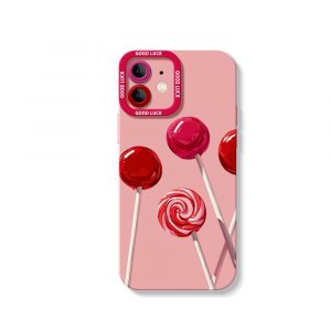 Lollipop Delight Vibrant Silicone Case for Apple iPhone Series