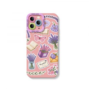 Floral Butterfly Elegance Silicone Case for Apple iPhone Series