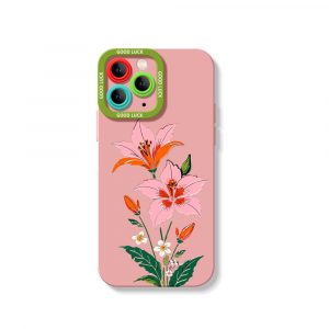 Floral Elegance Silicone Case for Apple iPhone Series