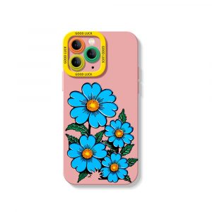 Floral Blossom Shockproof Silicone Case for Apple iPhone Series