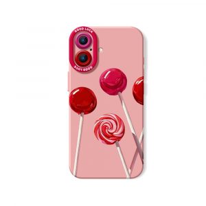 Lollipop Delight Vibrant Silicone Case for Apple iPhone Series