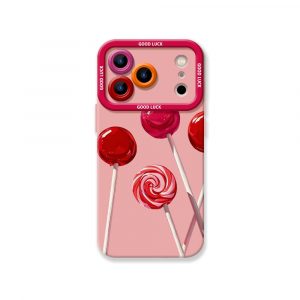 Lollipop Delight Vibrant Silicone Case for Apple iPhone Series