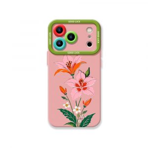 Floral Elegance Silicone Case for Apple iPhone Series