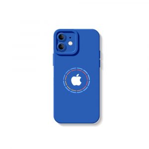 Vibrant Aura Logo Silicone Case for Apple iPhone Series