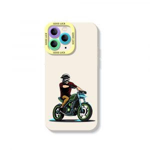 Road Warrior Biker Silicone Case for Apple iPhone Series