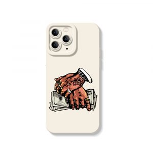 Street Hustler Stack Design Silicone Case for Apple iPhone Series