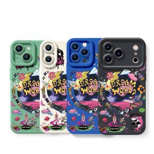 Dream World Silicone Case for Apple iPhone Series