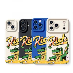 Rich Croco Silicone Case for Apple iPhone Series