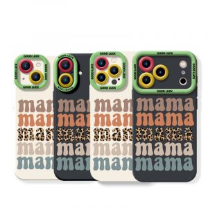 Bold Pattern Silicone Case for Apple iPhone Series
