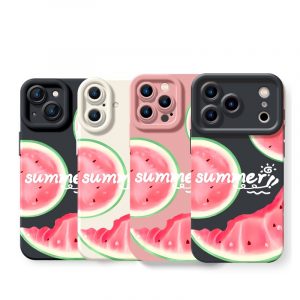 Watermelon Summer Silicone Case for Apple iPhone Series