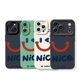 Nice Day Design Silicone Case for Apple iPhone Series