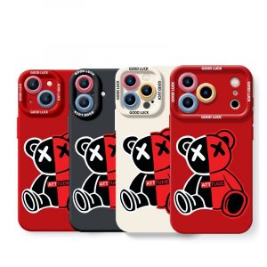 Attitude Bear Silicone Case for Apple iPhone Series