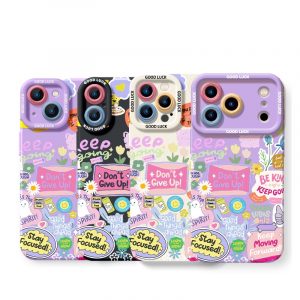 Inspirational Flowers Silicone Case for Apple iPhone Series