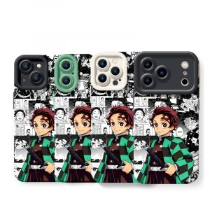 Anime Warrior Manga Collage Silicone Case for Apple iPhone Series