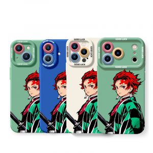 Heroic Samurai Anime Art Silicone Case for Apple iPhone Series