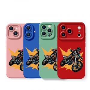 Motocross Adventure Silicone Case for Apple iPhone Series