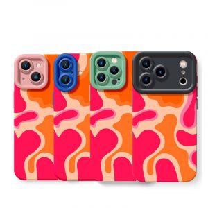 Lava Waves Silicone Case for Apple iPhone Series