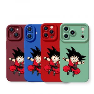 Energetic Saiyan Kid Silicone Case for Apple iPhone Series