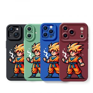Anime Warrior Power-Up Silicone Case for Apple iPhone Series