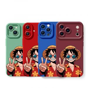 Playful Pirate Straw Hat Silicone Case for Apple iPhone Series