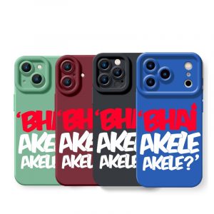 Bold Humor Graphic Silicone Case for Apple iPhone Series