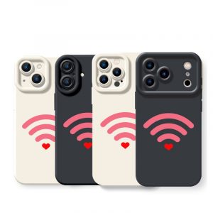 Love Connection Silicone Case for Apple iPhone Series