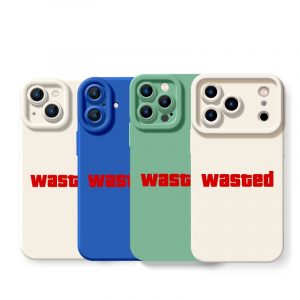 Wasted Vaporwave Vibe Silicone Case for Apple iPhone Series