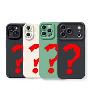 Mysterious Shadow Silicone Case for Apple iPhone Series