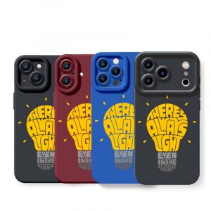 Always Light Graphic Silicone Case for Apple iPhone Series