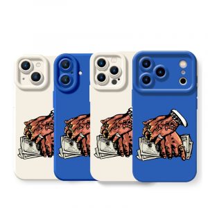 Street Hustler Stack Design Silicone Case for Apple iPhone Series