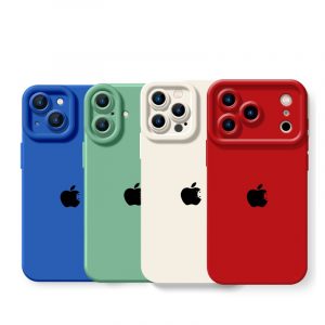 Minimalist Elegance Silicone Case for Apple iPhone Series