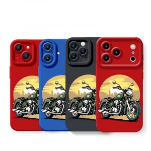 Vintage Ride Sunset Vibes Silicone Case for Apple iPhone Series